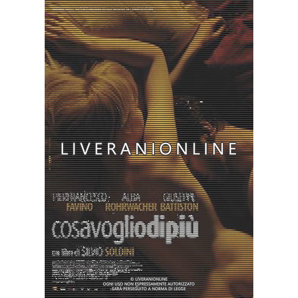 FILM \'Cosa voglio di piu\' \' 2010 NELLA FOTO Locandina AG ALDO LIVERANI