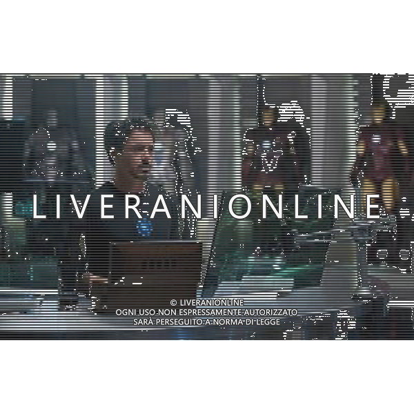 FILM IRON MAN 2 2010 NELLA FOTO Robert Downey Jr. AG ALDO LIVERANI