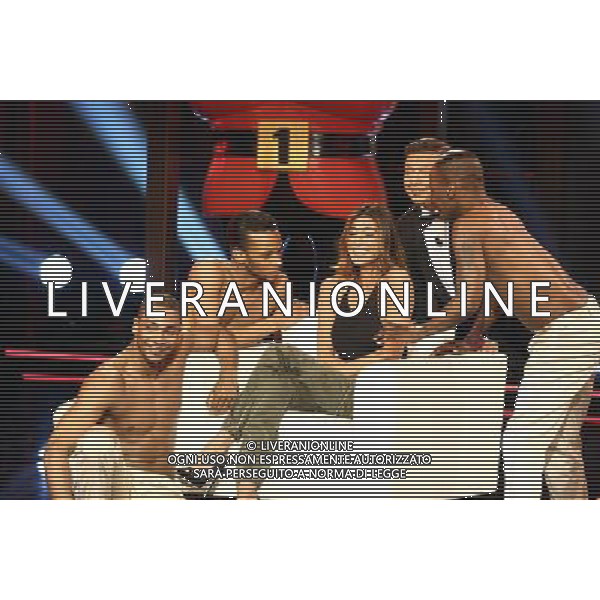 \' CHIAMBRETTI NIGHT\' nella foto: BELEN RODRIGUEZ - PIERO CHIAMBRETTI © Antonio Sorano - Ag. Aldo Liverani sas