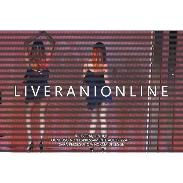 \' CHIAMBRETTI NIGHT\' nella foto: BELEN RODRIGUEZ CON LA SORELLA CECILIA © Antonio Sorano - Ag. Aldo Liverani sas