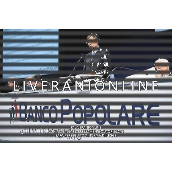 Assemblea dei soci del Banco Popolare presso lo Sporting Village Novara 24-04-2010 nella foto: l\'intervento del presidente del gruppo Carlo Fratta Pasini foto Garavaglia - ag. Aldo Liverani sas