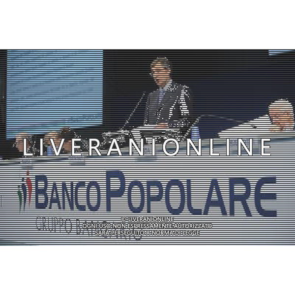 Assemblea dei soci del Banco Popolare presso lo Sporting Village Novara 24-04-2010 nella foto: Carlo Fratta Pasini, il presidente del Banco Popolare foto Garavaglia - ag. Aldo Liverani sas