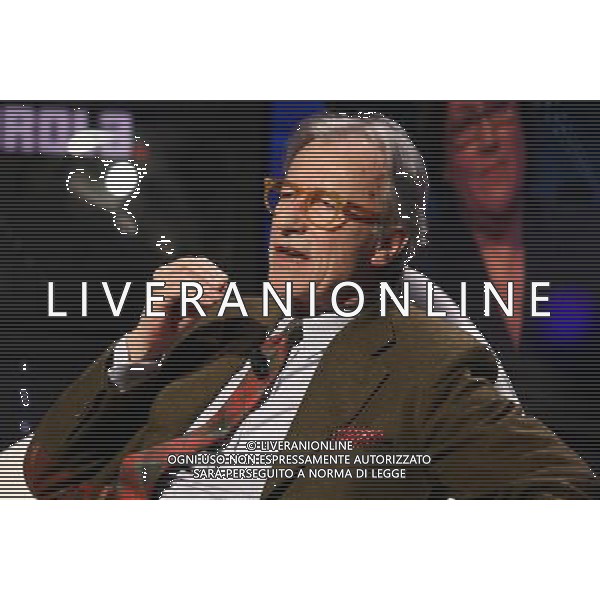 TRASMISSIONE TV: \' L\'ULTIMA PAROLA\' nella foto: VITTORIO FELTRI © Antonio Sorano - Ag. Aldo Liverani sas 