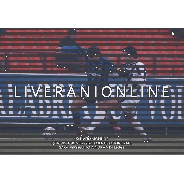 MILANO 21/1/2004 INTER-UDINESE COPPA ITALIA TIM CUP 2003/04 NELLA FOTO Javier Zanetti/Alberto * FOTO DANILO RECALCATI/AG ALDO LIVERANI 