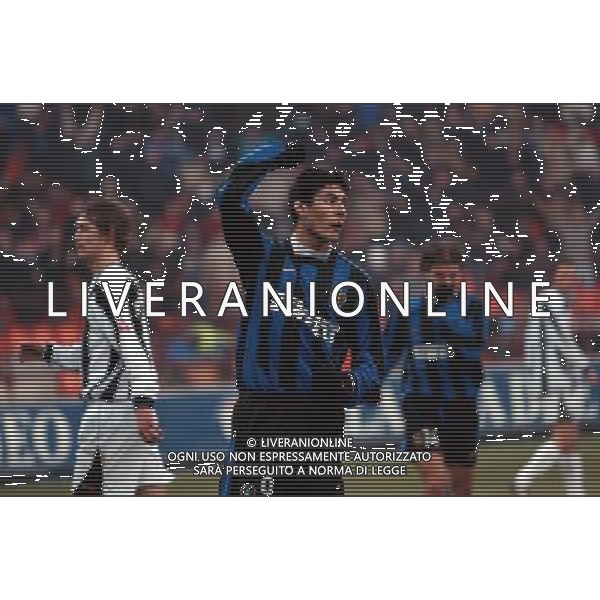 Milano 22/01/2004 coppa italia TIM CUP 2003/04 inter-udinese 3:1 nella foto Cruz esulta ph marco luzzani/ag aldo liverani s.a.s.