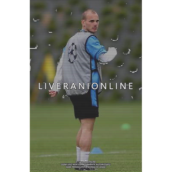 APPIANO GENTILE (CO) 27/4/2010 ALLENAMENTO DELL\' INTER PRIMA DELLA PARTENZA PER INCONTRARE IL BARCELLONA IN CHAMPIONS LEAGUE NELLA FOTO WESLEY SNEIJDER ©ROMANO/AGENZIA ALDO LIVERANI SAS