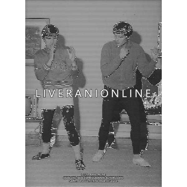 ARCHIVIO GIOVANNI LIVERANI NELLA FOTO NINO BENVENUTI CON GIULIANO GEMMA AG ALDO LIVERANI
