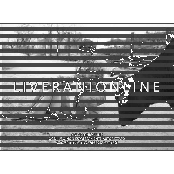 ARCHIVIO GIOVANNI LIVERANI NELLA FOTO NINO BENVENUTI AG ALDO LIVERANI