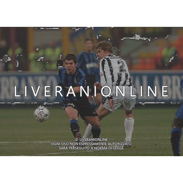 Milano 22/01/2004 coppa italia TIM CUP 2003/04 inter-udinese 3:1 nella foto emre e kroldrup ph marco luzzani/ag aldo liverani s.a.s.