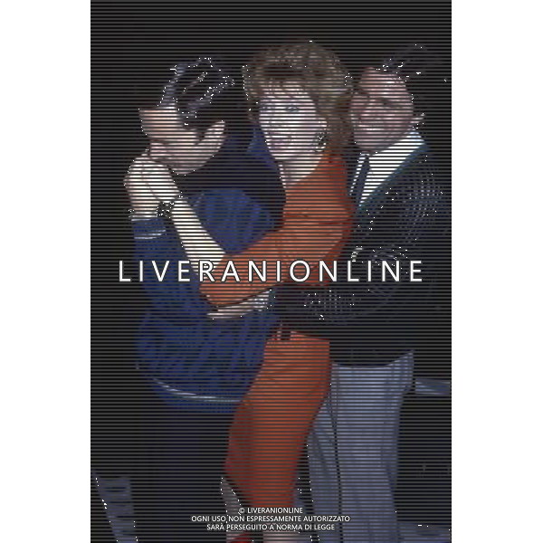 NINO BENVENUTI PUGILE ITALIANO NELLA FOTO NINO BENVENUTI BONACCORTI ENRICA E FRANCO NERO PH.ARCHIVIO ALDO LIVERANI SAS