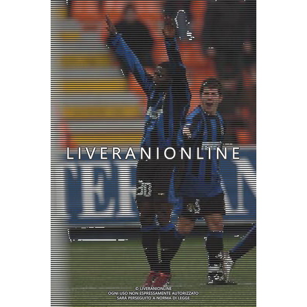 Milano 22/01/2004 coppa italia TIM CUP 2003/04 inter-udinese 3:1 nella foto martins esulta ph marco luzzani/ag aldo liverani s.a.s.