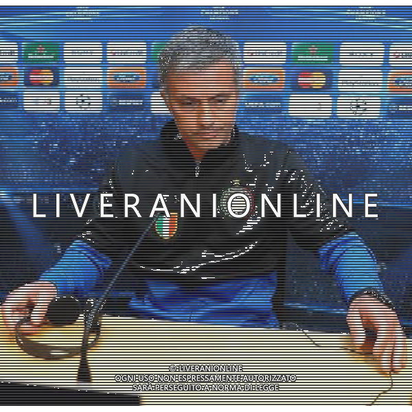 Conferenza Stampa Inter - Barcellona Champions League 2009/2010 Semifinale Ritorno Barcellona - 27.04.2010 Nella Foto: JOSE\' MOURINHO /Ph.Vitez-Ag. Aldo Liverani