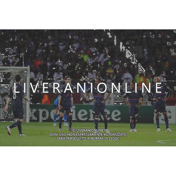 27/04/2010 CHAMPIONS LEAGUE Stade Gerland LIONE BAYERN MONACO semifinale di ritorno di champions league nella foto delusione del lione dopo il terzo gol di ivica olic Photo Icon Sport/ALDO LIVERANI ITALY ONLY *** Local Caption ***