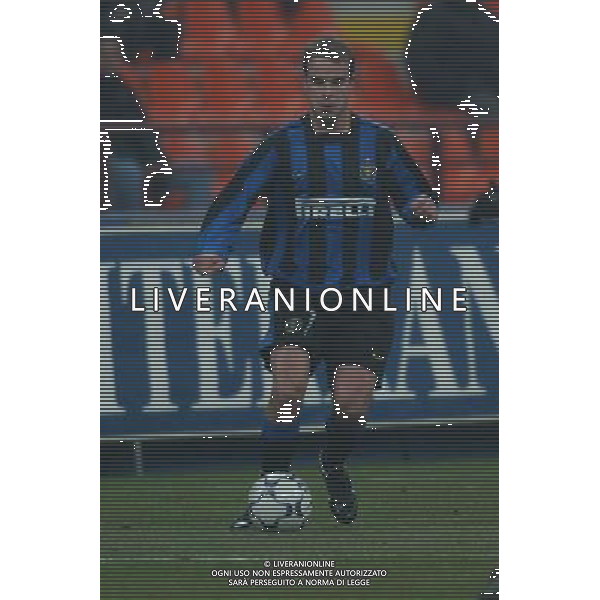 MILANO 21/1/2004 INTER-UDINESE COPPA ITALIA TIM CUP 2003/04 NELLA FOTO ANDY VAN DER MEYDE* FOTO DANILO RECALCATI/AG ALDO LIVERANI 