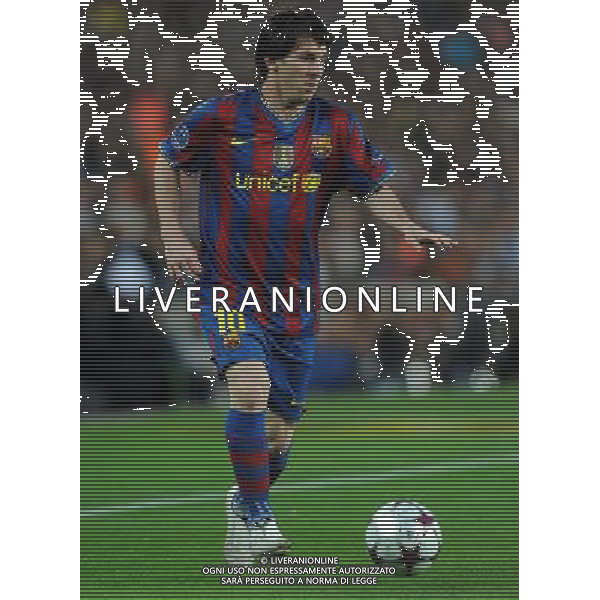 Champions League 2009/2010 Semifinale Ritorno Barcellona - 28.04.2010 Barcellona-Inter Nella Foto:MESSI LIONEL /Ph.Vitez-Ag. Aldo Liverani