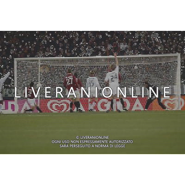 roma 22/01/04 roma-milan coppa italia tim cup nella foto gol nesta alessandro* foto fabrizio terruso / ag aldo liverani