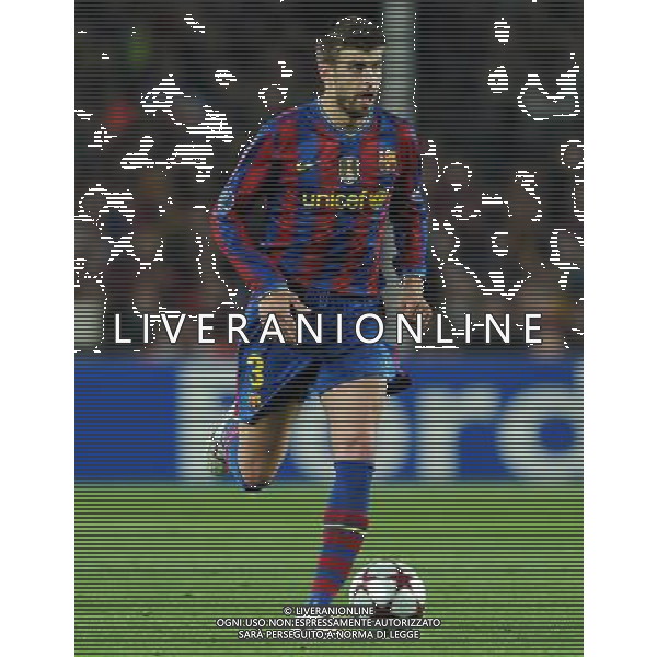 Champions League 2009/2010 Semifinale Ritorno Barcellona - 28.04.2010 Barcellona-Inter Nella Foto:PIQUE\' GERARD /Ph.Vitez-Ag. Aldo Liverani