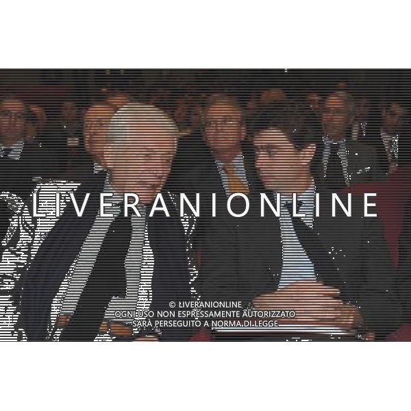 Torino-29-04-2010 Exor Assemblea Straordinaria degli Azionisti Nella foto : Gianluigi Gabetti - Andrea Agnelli ©Alessandro Falzone - Ag. Aldo Liverani sas 