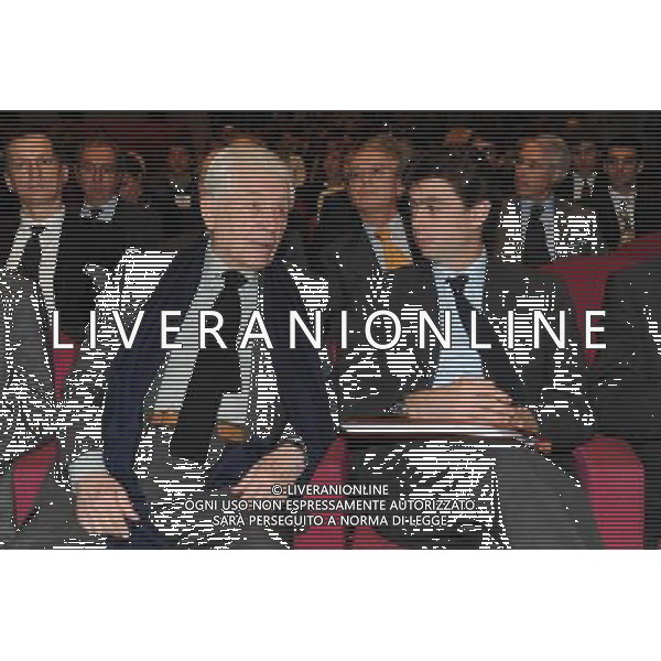 Torino-29-04-2010 Exor Assemblea Straordinaria degli Azionisti Nella foto : Gianluigi Gabetti - Andrea Agnelli ©Alessandro Falzone - Ag. Aldo Liverani sas