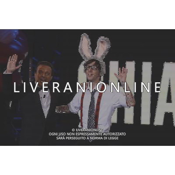 \' CHIAMBRETTI NIGHT\' nella foto: ALBERTO ARGENTESI ( MC PERNAZZA) - Piero Chiambretti © Antonio Sorano - Ag. Aldo Liverani sas