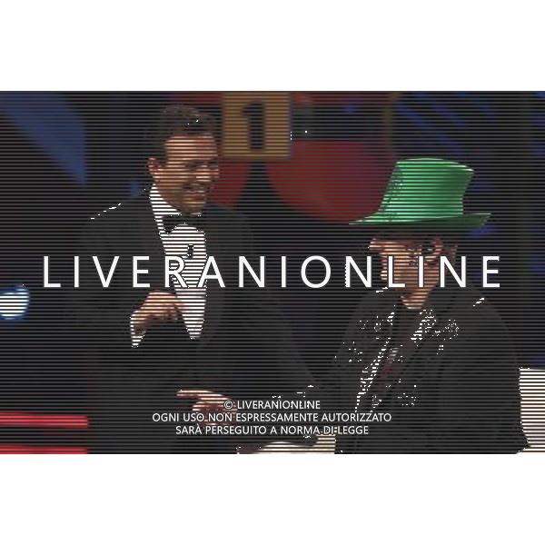 \' CHIAMBRETTI NIGHT\' nella foto: BOY GEORGE - Piero Chiambretti © Antonio Sorano - Ag. Aldo Liverani sas