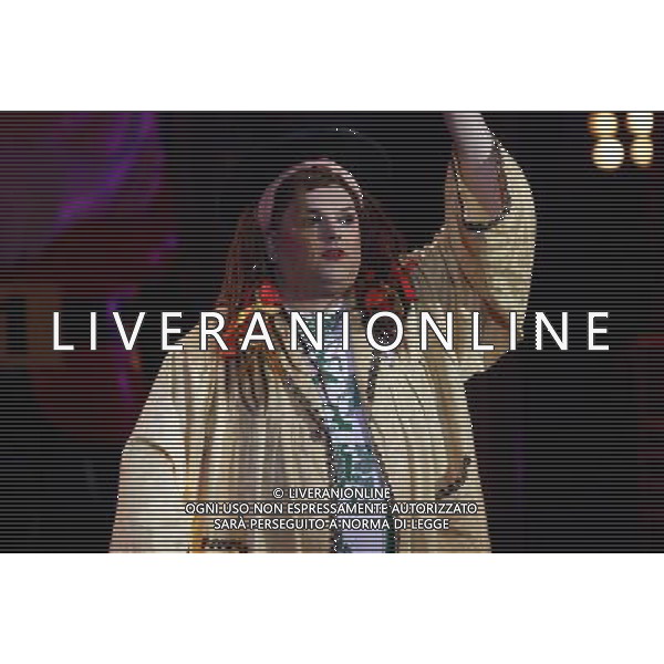 \' CHIAMBRETTI NIGHT\' nella foto: Aldo PIAZZA nelle vesti di Boy George © Antonio Sorano - Ag. Aldo Liverani sas