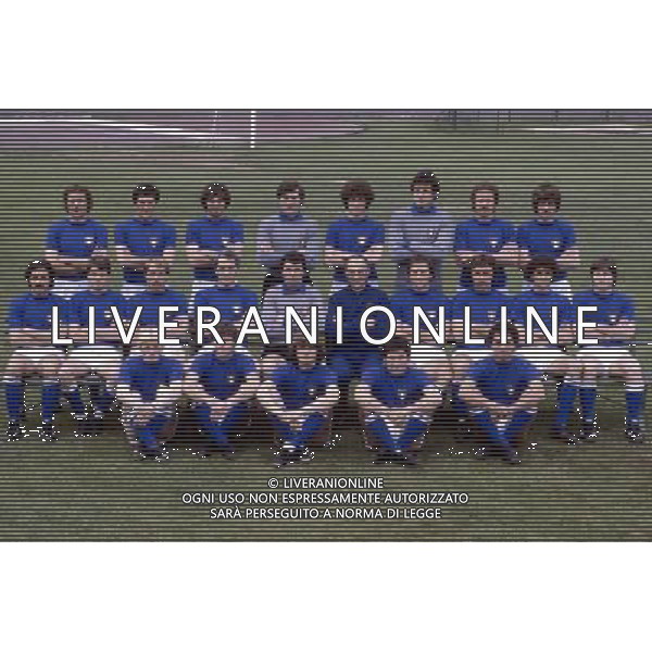 FORMAZIONI ITALIA CALCIO MONDIALE 1978 NELLA FOTO FORMAZIONI ITALIA PH.ARCHIVIO ALDO LIVERANI SAS