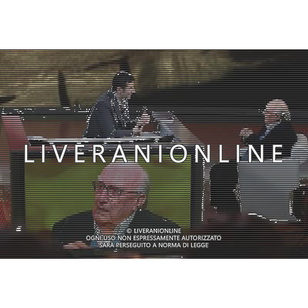 TRASMISSIONE TV: \' CHE TEMPO CHE FA\' nella foto: FABIO FAZIO - ANDREA CAMILLERI foto Antonio Sorano - Ag. Aldo Liverani sas