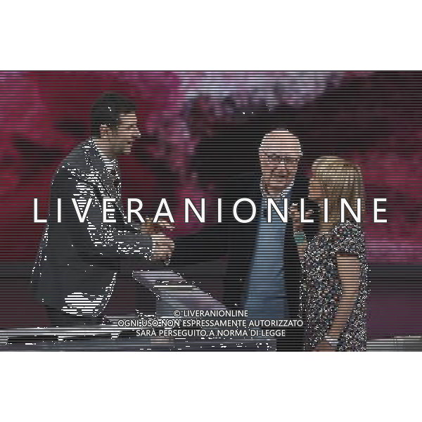 TRASMISSIONE TV: \' CHE TEMPO CHE FA\' nella foto: FABIO FAZIO - ANDREA CAMILLERI - LUCIANA LITTIZZETTO foto Antonio Sorano - Ag. Aldo Liverani sas