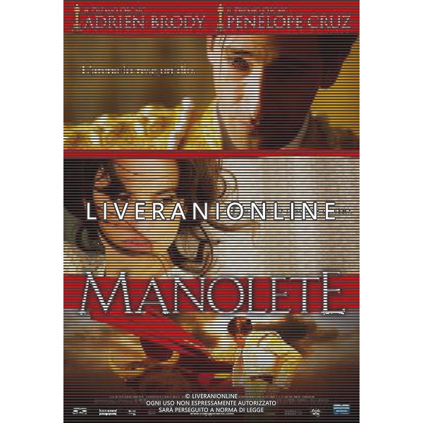FILM Manolete - Fra mito e passione 2010 NELLA FOTO LOCANDINA AG ALDO LIVERANI