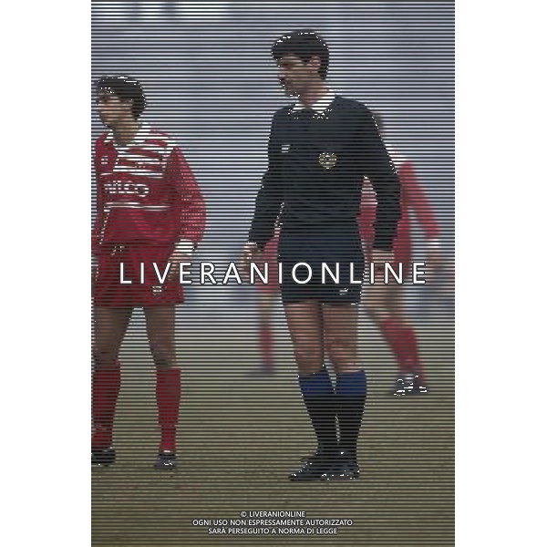 ARCHIVIO SPORT CALCIO Loris Stafoggia (Urbino, 23 dicembre 1955 Ð Foligno, 5 maggio 2010) e\' stato un arbitro di calcio italiano. nella foto Loris Stafoggia ph.AG ALDO LIVERANI SAS