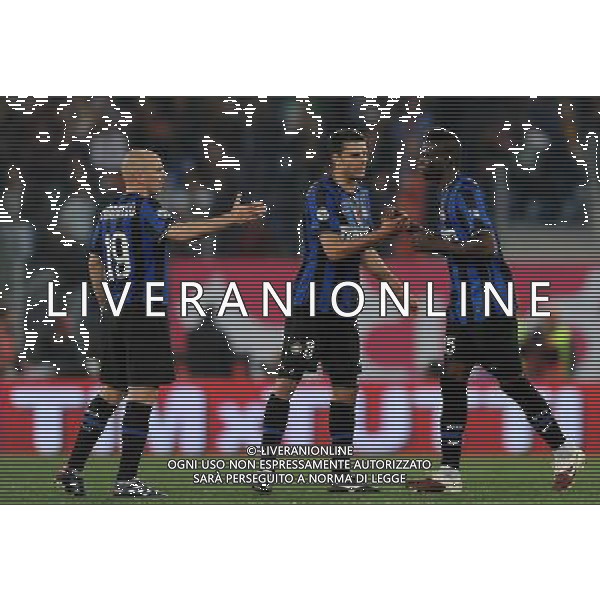 Coppa Italia TIM Cup 2009/2010 Finale Roma - 05.05.2010 Inter-Roma Nella Foto:BALOTELLI MARIO-THIAGO MOTTA-CAMBIASSO ESTEBAN /Ph.Vitez-Ag. Aldo Liverani