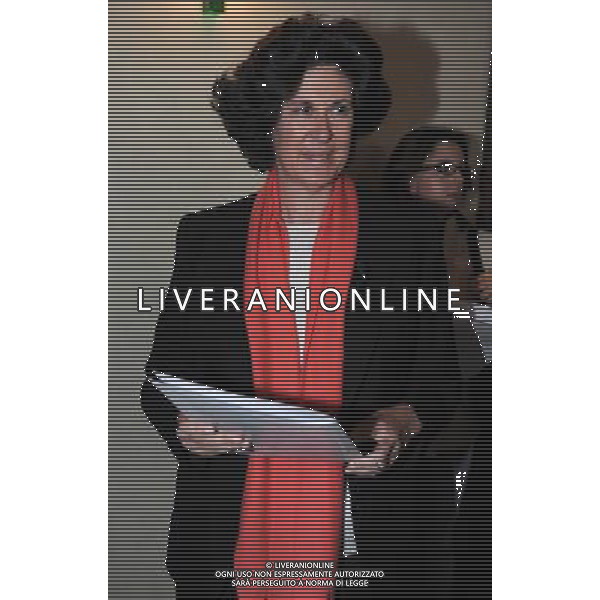 MILANO 7/5/2010 INTESA SAN PAOLO VIA ROMAGNOSI, 5 PRESENTAZIONE DELL\' INIZIATIVA -I LUOGHI DEL CUORE- 5° CENSIMENTO NAZIONALE DEL FAI NELLA FOTO MARIA BORLETTI BUITONI PRESIDENTE FAI FOTO ROMANO)AG ALDO LIVERANI