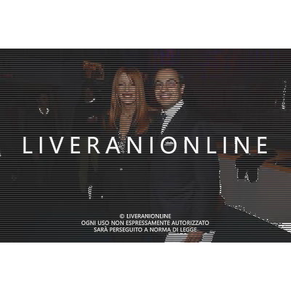 TRASMISSIONE TV: \' L\'ULTIMA PAROLA\' nella foto: Michela Vittoria BRAMBILLA - Gianluigi PARAGONE foto Antonio Sorano - Ag. Aldo Liverani sas