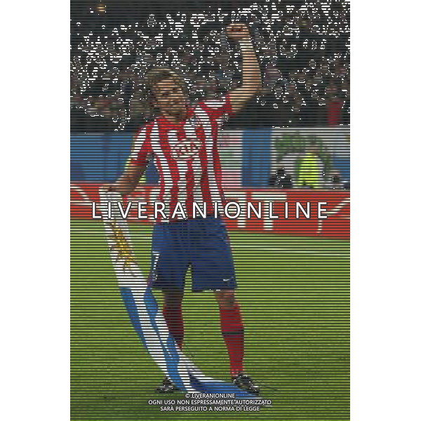 AMBURGO: Fulham FC - Atletico Madrid - FINALE DI EUROPA LEAGUE nella foto: Diego FORLAN ( Atletico Madrid) © PIOTR KUCZA/NEWSPIX.PL - Ag. Aldo Liverani sas ITALY ONLY 