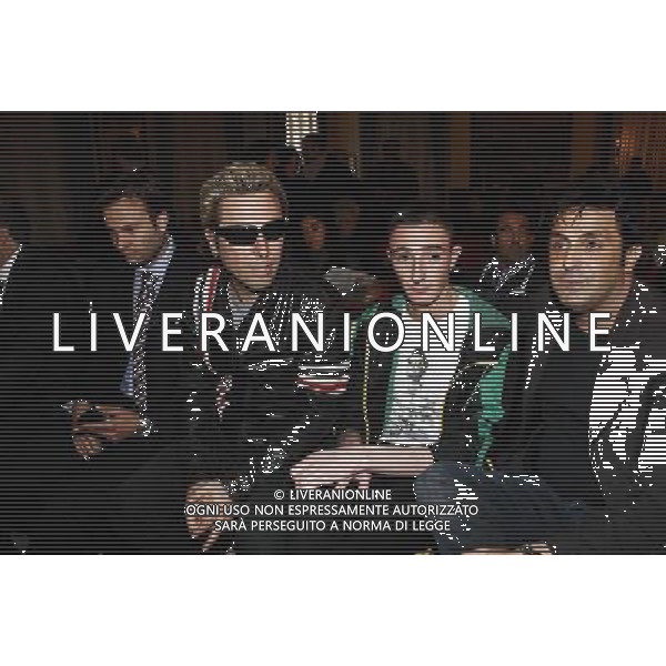 Presentazione del Primo Derby della Madonnina, triangolare di calcio di beneficenza tra personaggi dello sport e dello spettacolo simpatizzanti di Milan, Inter e Juventus. Milano - Arena Civica Brera nella foto: DJ RINGO - CIRO PETRONE © Antonio Sorano - Ag. Aldo Liverani sas