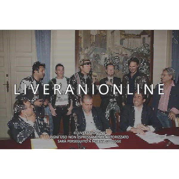 Presentazione del Primo Derby della Madonnina, triangolare di calcio di beneficenza tra personaggi dello sport e dello spettacolo simpatizzanti di Milan, Inter e Juventus. Milano - Arena Civica Brera nella foto: Ciro PETRONE - DJ RINGO - Assessore Alan RIZZI - Beppe CONVERTINI © Antonio Sorano - Ag. Aldo Liverani sas