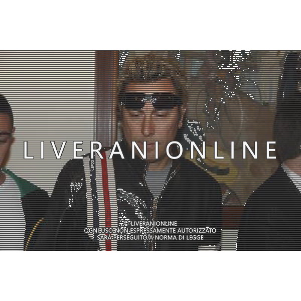 Presentazione del Primo Derby della Madonnina, triangolare di calcio di beneficenza tra personaggi dello sport e dello spettacolo simpatizzanti di Milan, Inter e Juventus. Milano - Arena Civica Brera nella foto: DJ RINGO © Antonio Sorano - Ag. Aldo Liverani sas