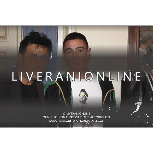 Presentazione del Primo Derby della Madonnina, triangolare di calcio di beneficenza tra personaggi dello sport e dello spettacolo simpatizzanti di Milan, Inter e Juventus. Milano - Arena Civica Brera nella foto: Ciro PETRONE © Antonio Sorano - Ag. Aldo Liverani sas