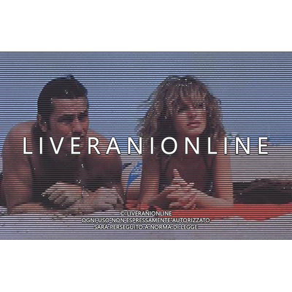 FILM\'TRE UOMINI DA ABBATTERE\' NELLA FOTO ALAIN DELON-DALIDA DI LAZZARO AG ALDO LIVERANI