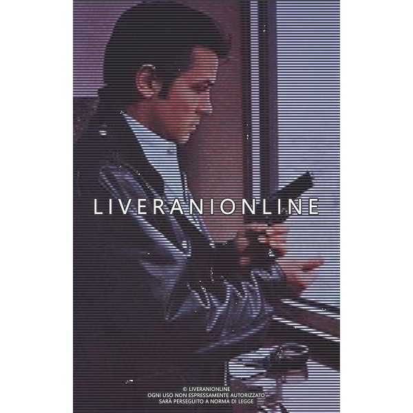 FILM\'TRE UOMINI DA ABBATTERE\' NELLA FOTO ALAIN DELON AG ALDO LIVERANI