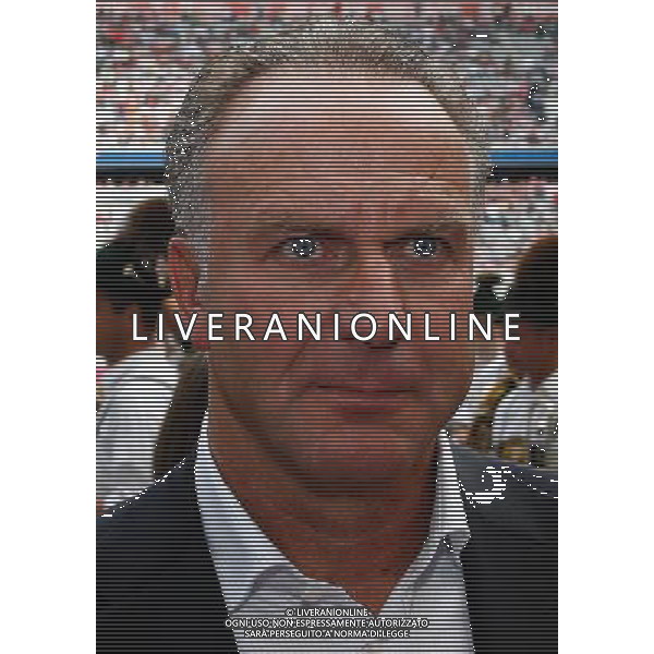 BAYERN MONACO 2010 NELLA FOTO KARL HEINZ RUMMENIGGE VICE PRES BAYERN MONACO FOTO FIRO AG ALDO LIVERANI