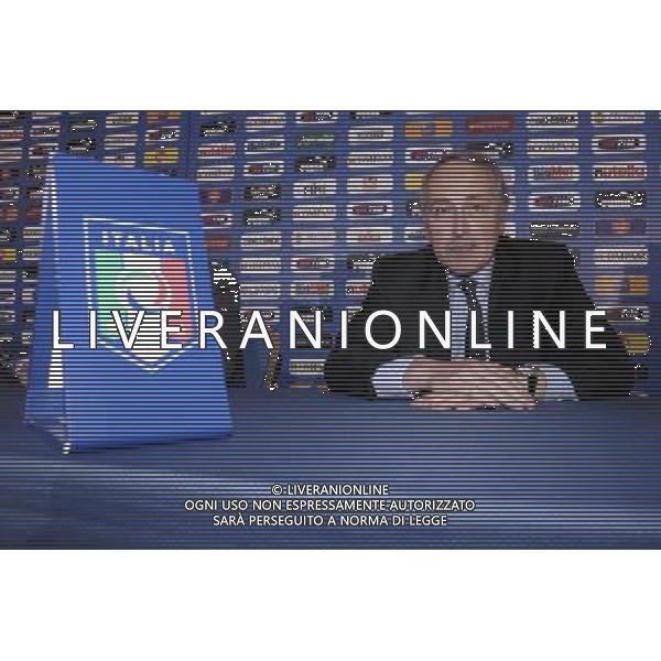 ROMA, 18 MAGGIO 2010 PRESENTAZIONE LISTA CALCIATORI CONVOCATI PER IL MONDIALE SUD AFRICA 2010 NELLA FOTO: GIANCARLO ABETE ©AGENZIA ALDO LIVERANI SAS