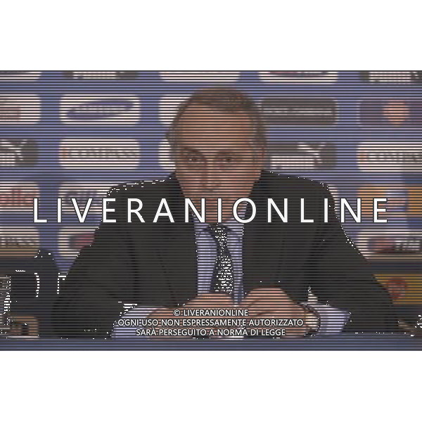 ROMA, 18 MAGGIO 2010 PRESENTAZIONE LISTA CALCIATORI CONVOCATI PER IL MONDIALE SUD AFRICA 2010 NELLA FOTO: GIANCARLO ABETE ©AGENZIA ALDO LIVERANI SAS