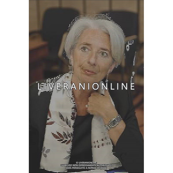 French Minister for Economy Christine Lagarde during eurozone finance ministers meeting at the European Council in Brussels, Belgium on 2010-05-17 © by Wiktor Dabkowski ©Photoshot/Agenzia Aldo Liverani Sas - ITALY ONLY - MEETING DEI MINISTRI DELLE FINANZE DELL\'EUROZONA AL CONSIGLIO EUROPEO A BRUXELLES IN BELGIO
