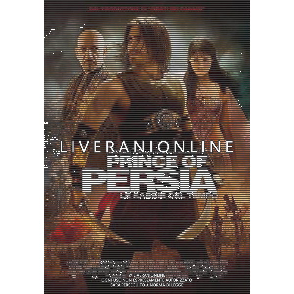 film Prince of Persia: Le sabbie del tempo 2010 NELLA FOTO Locandina AG ALDO LIVERANI