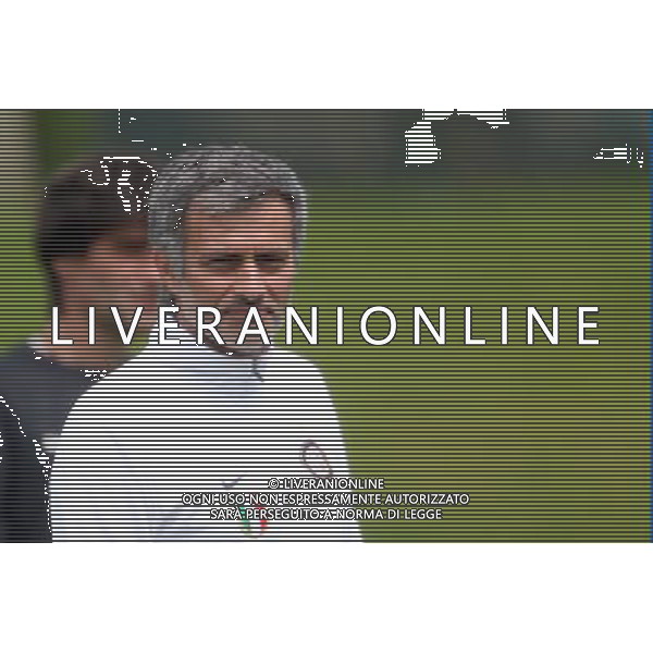APPIANO GENTILE (CO) 18/5/2010 LA PINETINA, CENTRO SPORTIVO ANGELO MORATTI ALLENAMENTO DELL\'INTER F.C. IN VISTA DELLA FINALE DI CHAMPIONS LEAGUE DI MADRID NELLA FOTO jose\' mourinho FOTO ROMANO/AG ALDO LIVERANI
