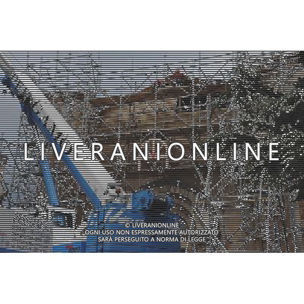 CRONACA 20/05/2010 RICOSTRUZIONE CITTA L\'AQUILA DOPO IL TERREMOTO DEL 2009 PH sirotti/ aldo liverani