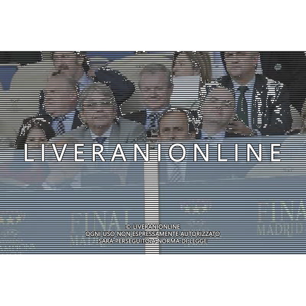 MADRID (20/05/09).- Michel Platini at UEFA Women Champions League Final; Olympique Lyonnais vs Turbine Postdam. PHOTO: Cesar Cebolla / ALFAQUI - Ag. Aldo Liverani sas ITALY ONLY Prima edizione della UEFA Women\'s Champions League termina con la vittoria del Turbine Potsdam che soltanto ai rigori riesce ad avere la meglio sulle francesi del Lione