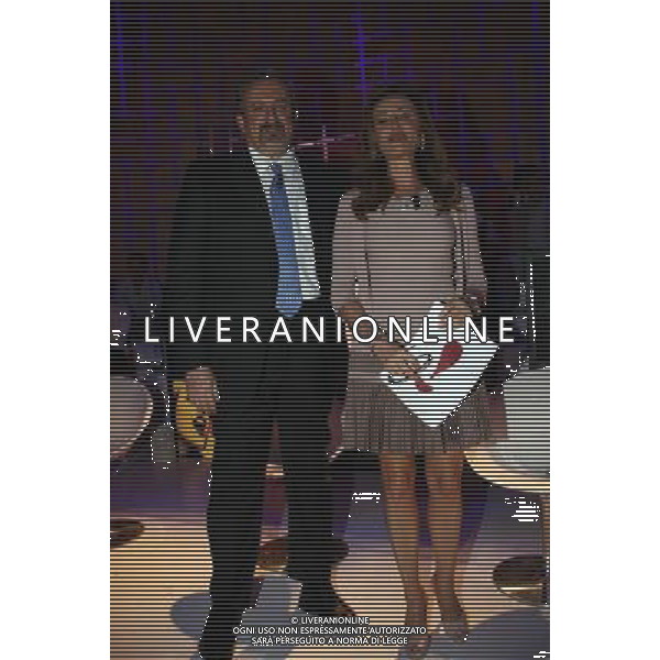 TRASMISSIONE TV: \' L\'ULTIMA PAROLA\' nella foto: Michele EMILIANO ( PD) - Daniela SANTANCHE\' ( PDL) foto Antonio Sorano - Ag. Aldo Liverani sas